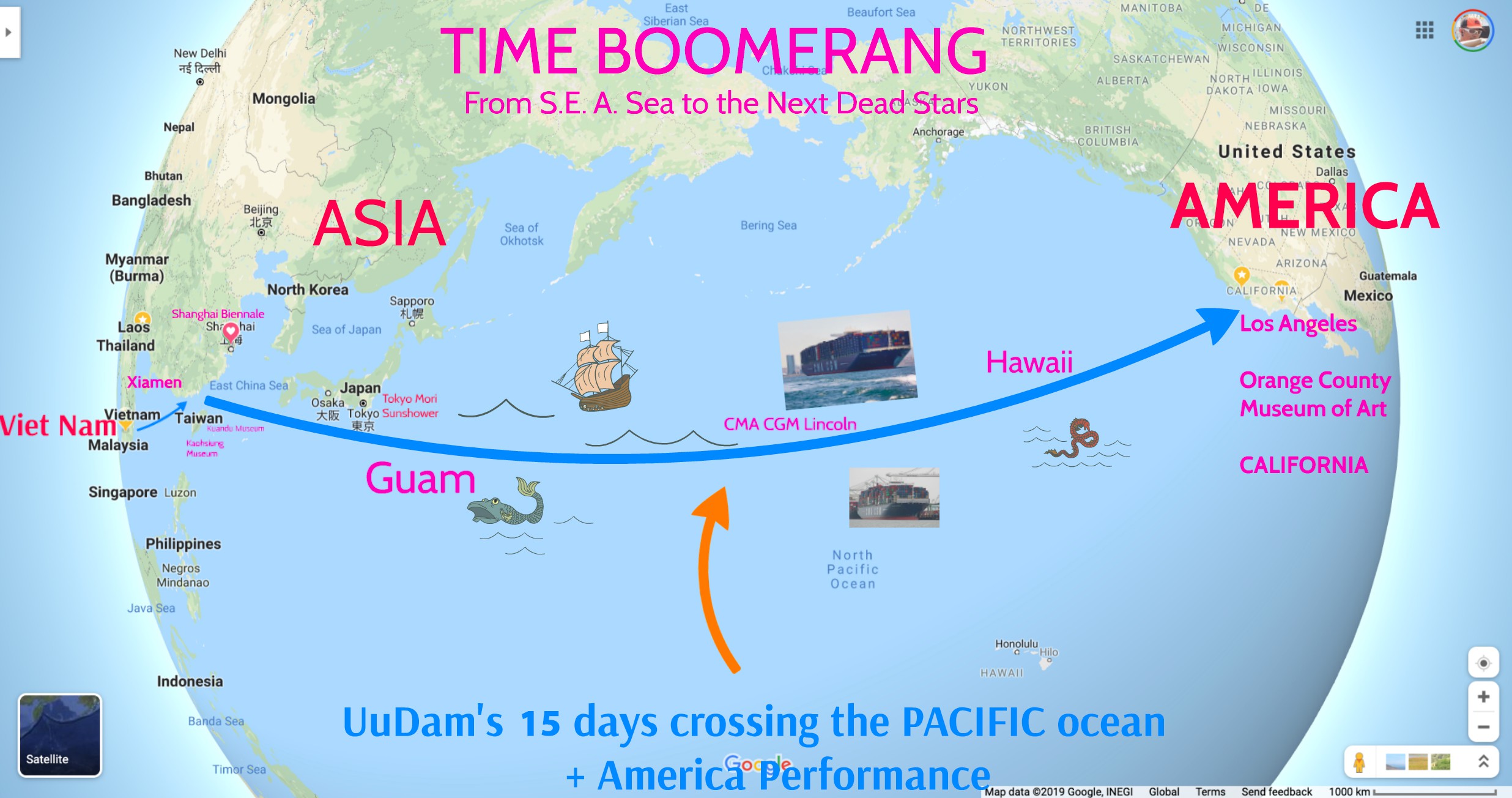 Crossing the Pacific